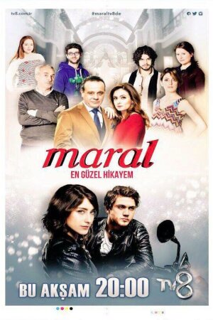 Постер турецкого сериала «Марал»