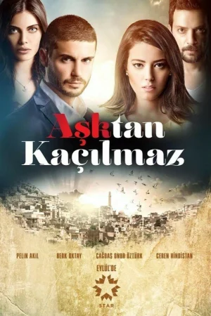 Постер турецкого сериала «От любви не убежать»